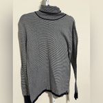 Scotch & Soda  Men's Turtleneck Sweater - Black and White Stripes Photo 1