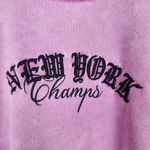 Balanced Motion Tie Dye Sweatshirt Pink Embroidered New York Champs Graphic Top Size M Photo 14