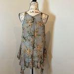 Maeve Anthropologie Floral Ruffle Hem Sleeveless Tank Top Women's Small Photo 6