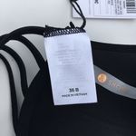 Shade & Shore  Bikini Top Size 36B Black Strappy Push Up Padded Swim Top NWOT Photo 8