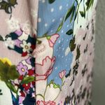 Ted Baker London Floral Flutter Hem Tea Party Dress Patchwork Print 4 Pink Photo 3