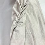 Red Dress Boutique Boutique Taupe Short Sleeve Ruched Bodycon Mini Dress M Photo 3