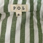 POL  Striped Green & Pink Button Down Shirt (Size Small) Photo 2