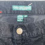 ✨RALPH LAUREN Womens Black Corduroy Zippered Pocketed Straight leg Sz 12 Pants✨ Photo 4