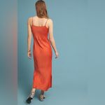 Anthropologie  Bias Slip Dress in Orange Lyst Elegant Formal Cocktail Size XS Photo 1