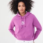 Aeropostale  “Be Bold” Cropped Hoodie Purple Berry M Photo 1