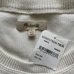 Madewell Top Elwood Knot Front Long Sleeve Jacquard Ivory Cream XXL NWOT Photo 7