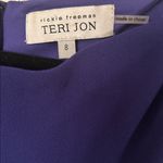 Teri Jon Rickie Freeman Royal Blue Embellished Shoulder Sheath Dress – Size 8 Photo 8