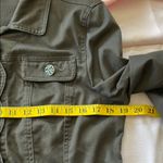 Tribal Dark Brown Jean Jacket with Decorative Silver Buttons Size M Photo 6