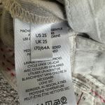 Anthropologie  Pants Womens 25 Beige Linen Pleated Floral Boho Cottagecore Photo 5