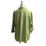 DCC Stretch Button Down Shirt Green Size 2X Photo 1