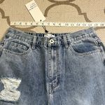 Dance & Marvel Distressed Blue Denim Jeans, size large, style #:dmp20288 Photo 4