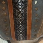 Dydaktik Gray and Brown Suede Women's Bag Photo 1