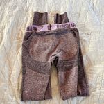 Gymshark  Flex Leggings Size Small Heathered Pink Nylon Stretch Photo 4