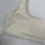 Good American  Bikini Top 2XL Curvy Plus Size Ribbed Scoop Neck Swim Ivory NWT Photo 10