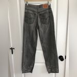 Levi's Levi’s Low Pro Straight Leg Jeans Women's Light Gray Wash 25 Photo 2