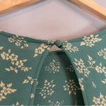 American Eagle  Floral Top Back Cut-Out Flowy Tiered Long Sleeves Oversize Blouse Photo 7