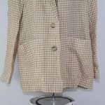 Madewell  beige ladies Blazer size L Photo 2