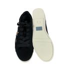 Libby Edelman Women's Black & White Low Top Sneakers Photo 4