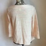 Old Navy   Pink Marled boat neck Bell sleeves top size small Photo 2