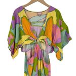 Show Me Your Mumu Dana XL Multicolor Oversized Floral Side Cutout Maxi Dress Photo 3