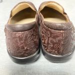 Alegria PG Lite KEL 433 Sz 40 Brown Embossed Leather Clogs Comfort Slip On Shoes Photo 4