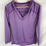 Zella Lightweight Purple Hooded Activewear Top Size XS Photo 0