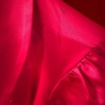 Maurice's Red Button Down Short Sleeve Satin Blouse Photo 5