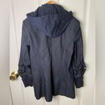 Cinq a Sept Denim Hooded Khloe Blazer Coat Indigo 2 Blue Photo 6