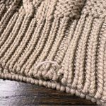 Ivan Grundahl Beige Merino Wool Cable Knit Turtleneck Sweater Dress Size M Photo 12