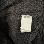 LL Bean Gray Fisherman Cable Tunic Cotton Pullover Crew Neck Sweater LARGE Photo 12