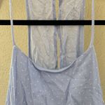 HYFVE Baby blue and Polka Dot open back romper Photo 5