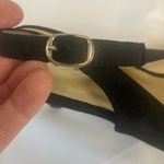 Angel Steps Adorable Black Pump Women’s 8.5 M Bow Rhinestones 3” Heel Faux Suede Photo 5