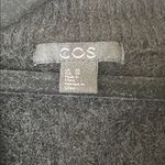 COS  Cardigan Sweater Knit Long Midi Wool‎ Mohair Black Sz XS Photo 3