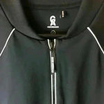 Good American  black track jacket sz 2 (M) Photo 2