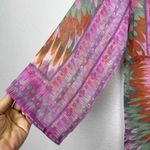 Charlie Paige Y2K Womens Sheer Beaded Tunic Top L/XL Fairy Festival Boho Artsy Indie Resort Photo 5