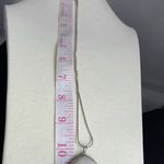Artisan  made raw white Quartz pendant on silver 20” chain. Photo 5
