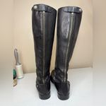 Frye  Melissa Button Back Zip Blacker Leather Equestrian Riding Boots Size 10 Photo 10