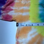 Cozumel Mexico Hand Tie Dye Short Sleeve Graphic Tee Shirt Rainbow Medium Pink Photo 3