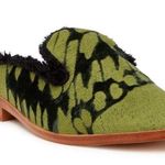 Free People Butterfly Effect Mule Green Velvet Photo 0