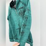 Affliction  Women's Saint's Parade Reversible Zip-Up Jacket Y2K Size Small Photo 3