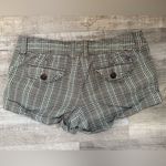 American Eagle  Women’s 6 Y2K Plaid Low Rise Short Shorts Photo 9