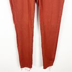 Articles of Society  Sarah Burnt Orange Release Frayed Hem Skinny Jeans, Size 30 Photo 12