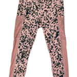 Fabletics PowerHold Mila Pink Leopard Leggings Small Photo 0