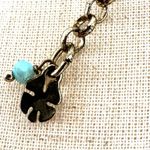 Lucky Brand  grey tassel Jasper long pendant arch necklace Photo 5