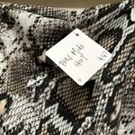 Fifteen Twenty  NEW Women’s Snakeskin Satin Viscose Midi Skirt Size Small Photo 2