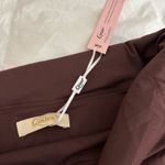 QINSEN Off the Shoulder Top Brown Size M Photo 1