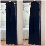 Sandro  Black Tassel Jumpsuit Photo 1