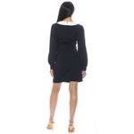 Alexia Admor Miyako Imitation Pearl Button Long Sleeve Dress Lapis Small NWT Photo 1