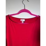 Nordstrom Rack  Women's Red Ashby Isles Scoop Neck Cotton T-Shirt Size Large Photo 5